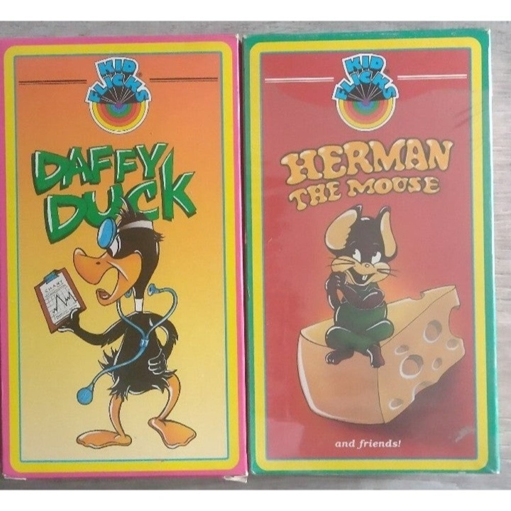 Vintage Herman The Mouse & Daffy Duck Cartoon ABM